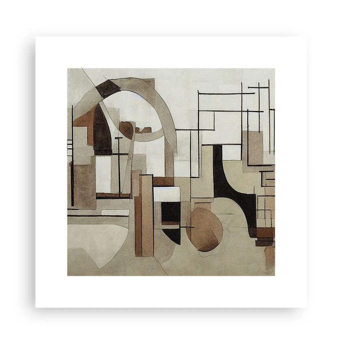 Poster - Stadtbild 2.0 - 30x30 cm