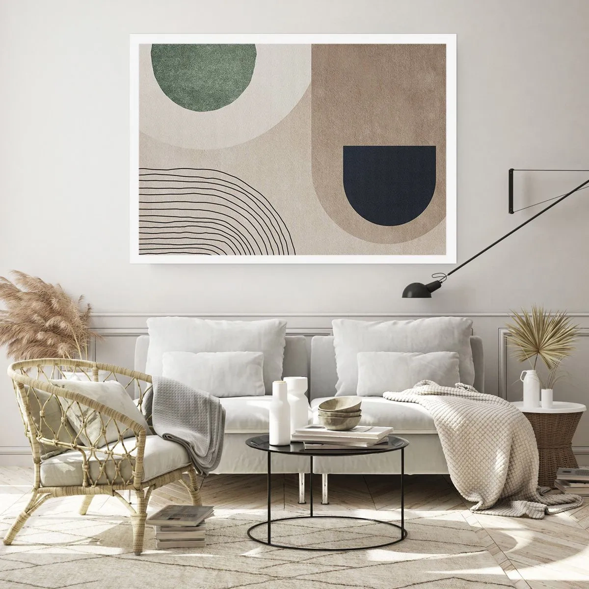 Poster - Sanftheit des Ovals - 40x30 cm