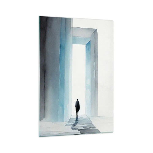 Glasbild - Bild auf glas - Lebe ohne Grenzen - 70x100 cm