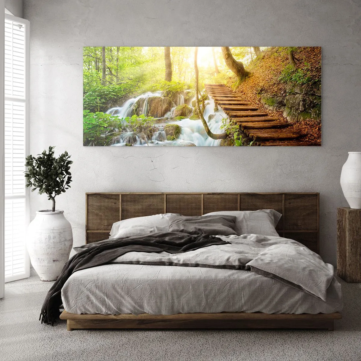 Glasbild - Bild auf glas - Eine ersehnte Kühle - 100x40 cm