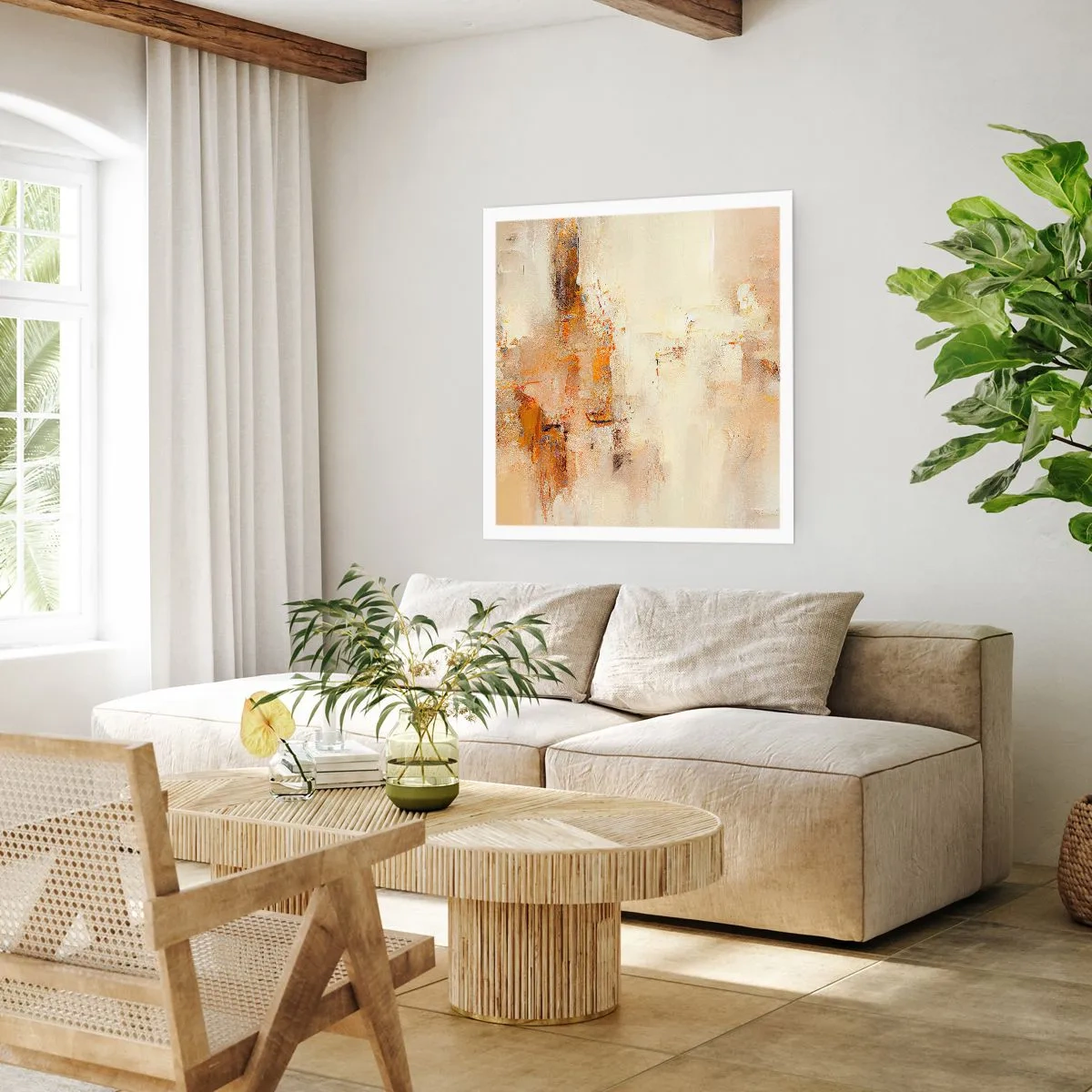 Poster - Seele aus Bernstein - 50x50 cm