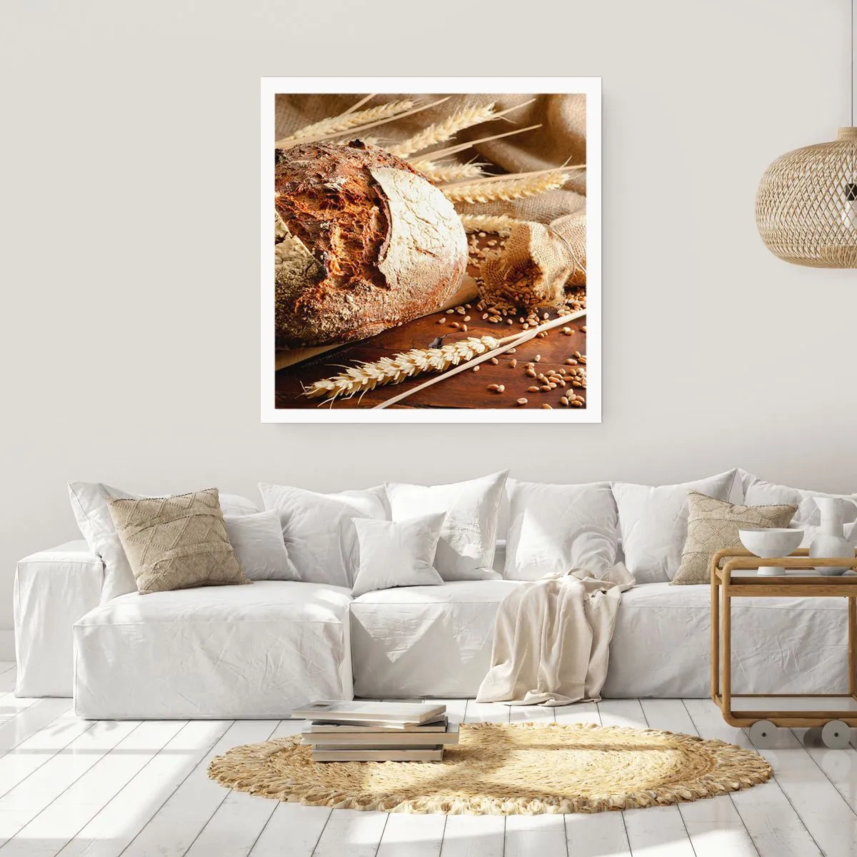 Poster - Appetitanregend, duftend, knackig - 60x60 cm