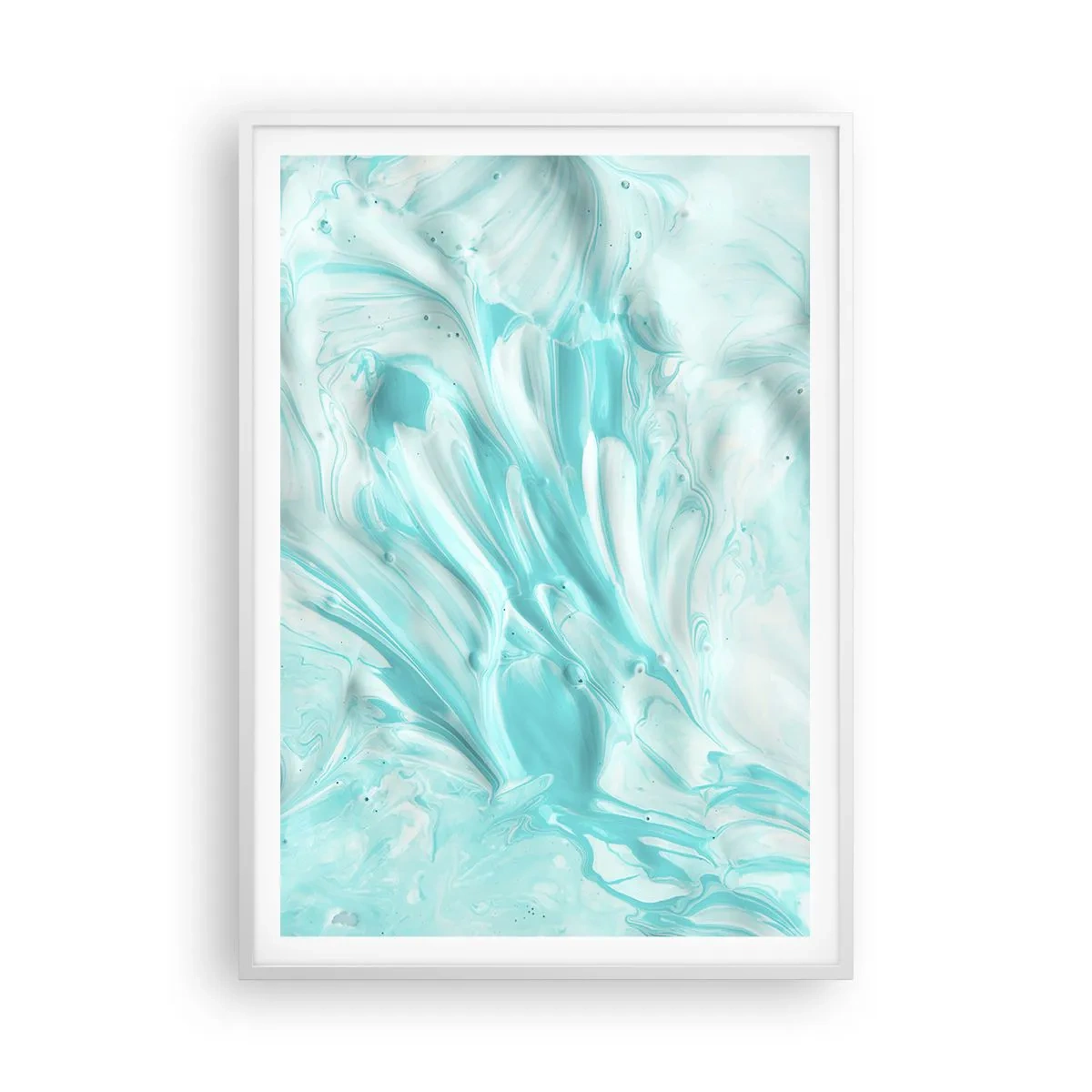 Poster in einem weißen Rahmen - Für immer zusammen - 70x100 cm