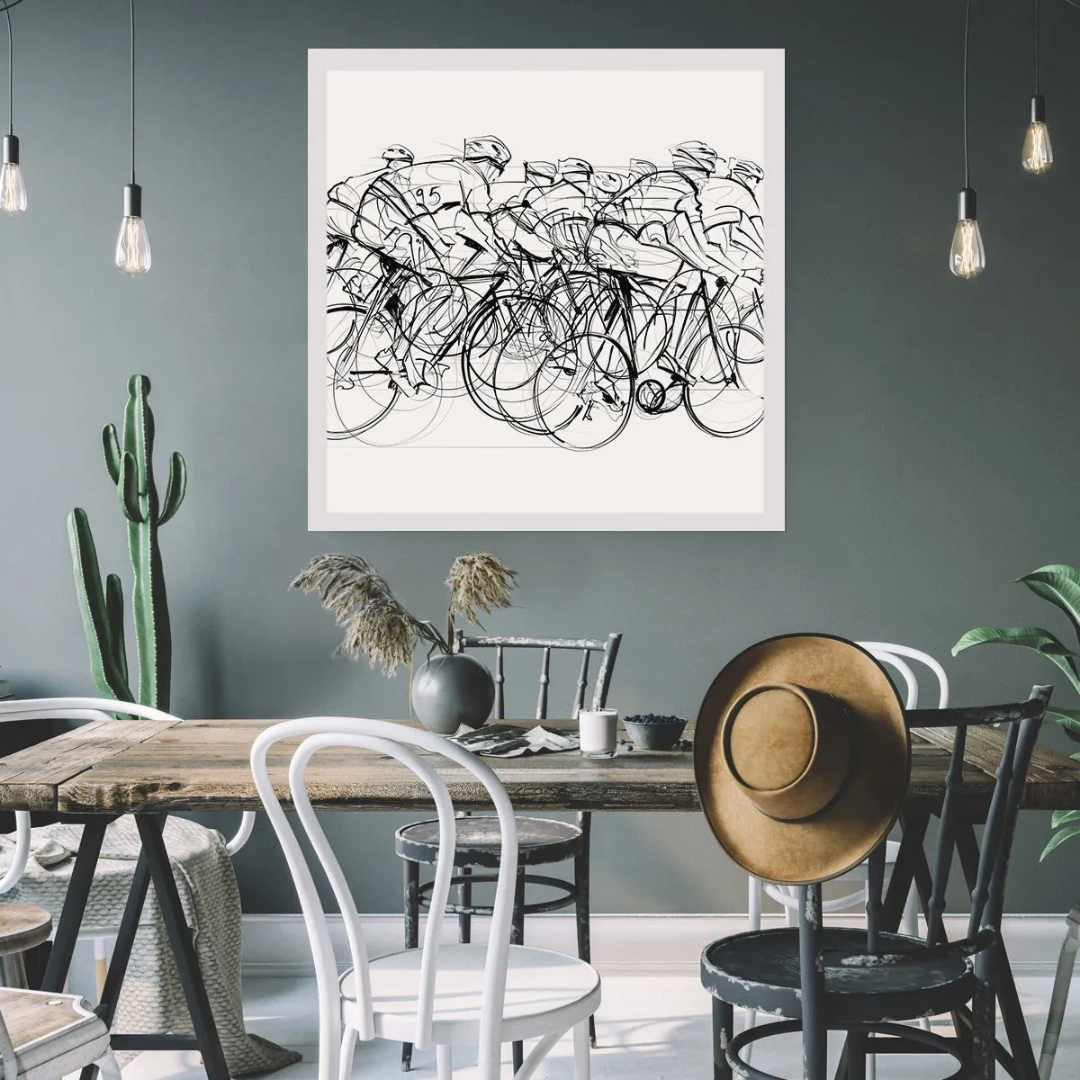 Poster - Gemeinsam als Team - 30x30 cm