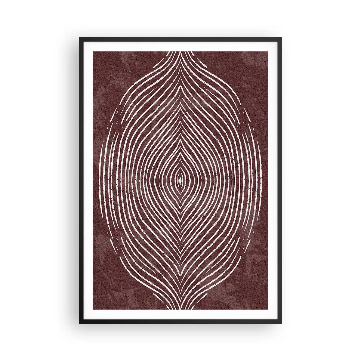 Poster in einem schwarzem Rahmen - Der Raum spricht - 70x100 cm