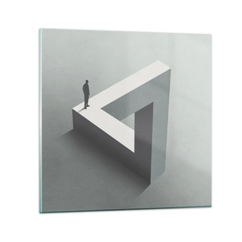 Glasbild - Bild auf glas - Es ist also doch möglich - 30x30 cm