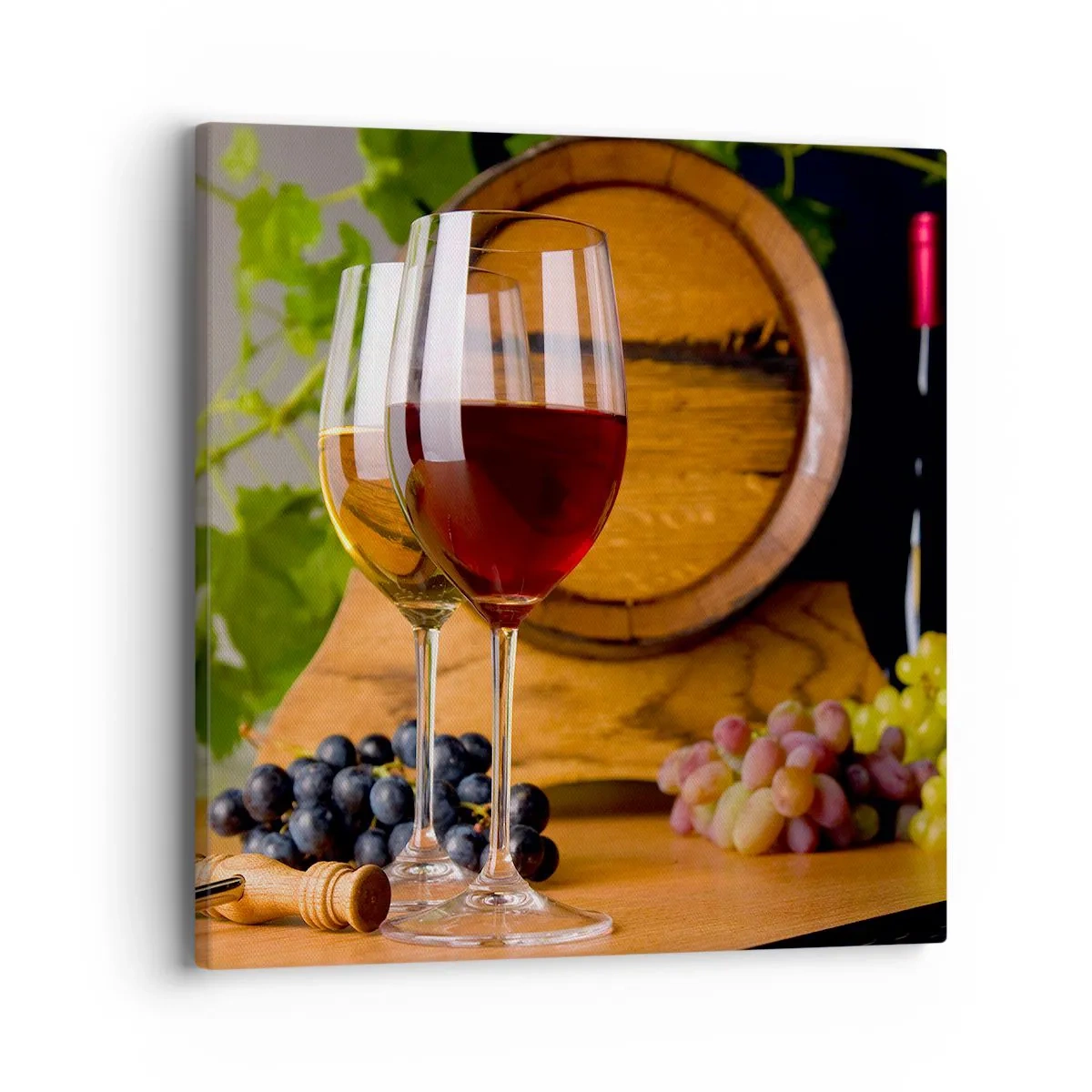 Bild auf Leinwand - Leinwandbild - Wie die alten Meister - 40x40 cm