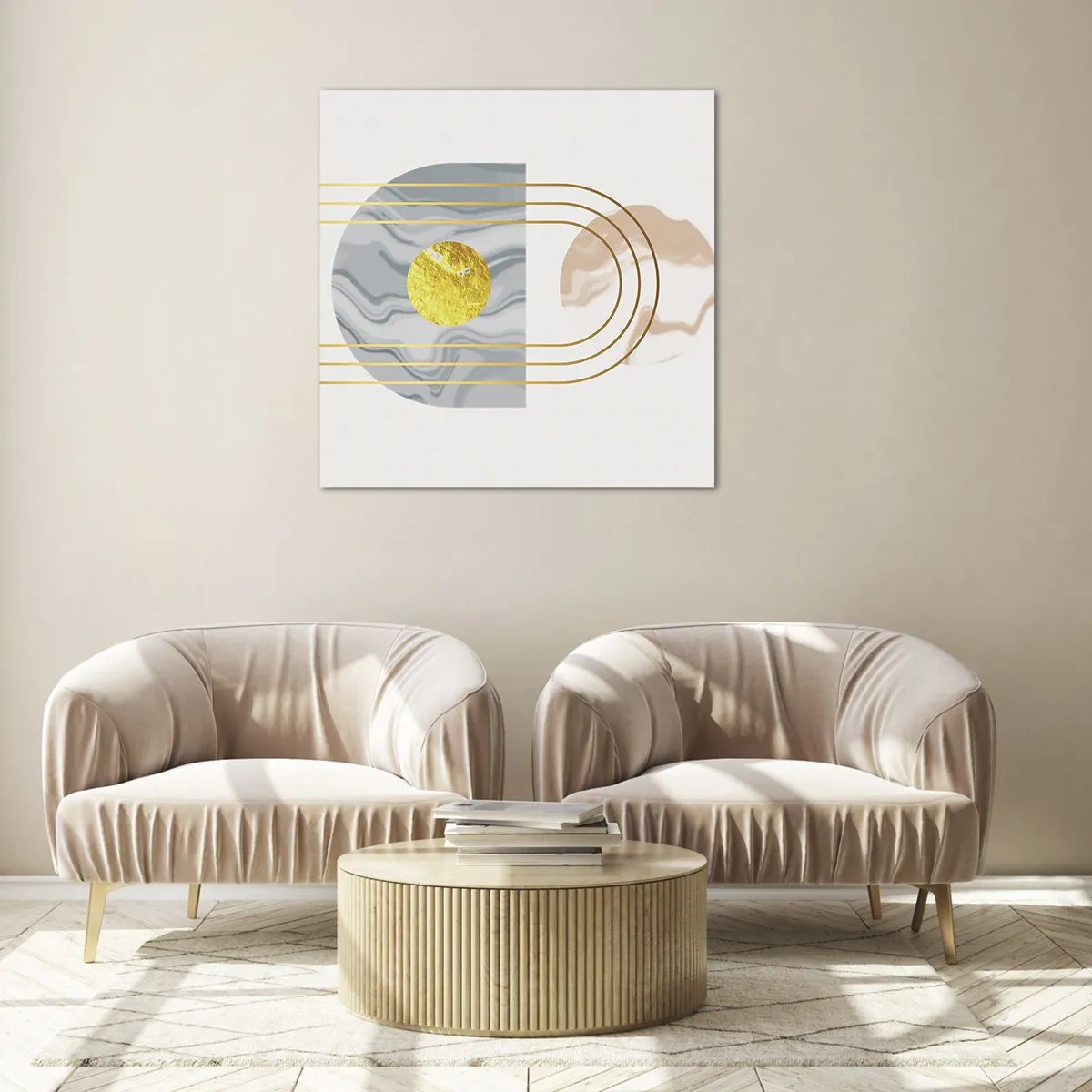 Glasbild - Bild auf glas - Helligkeit und Brillanz - 70x70 cm