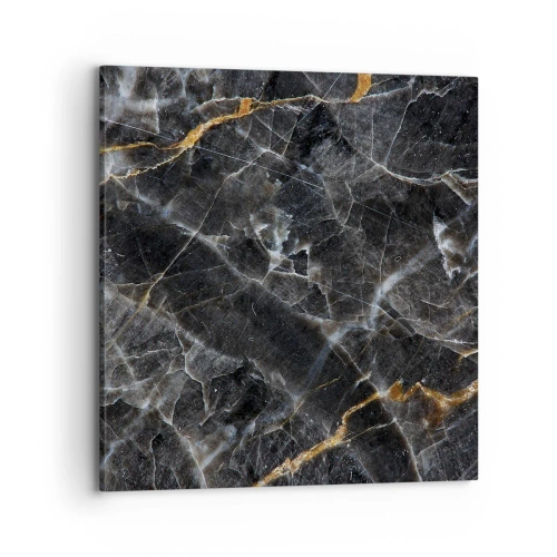 Bild auf Leinwand - Leinwandbild - Das Innenleben des Steins - 70x70 cm