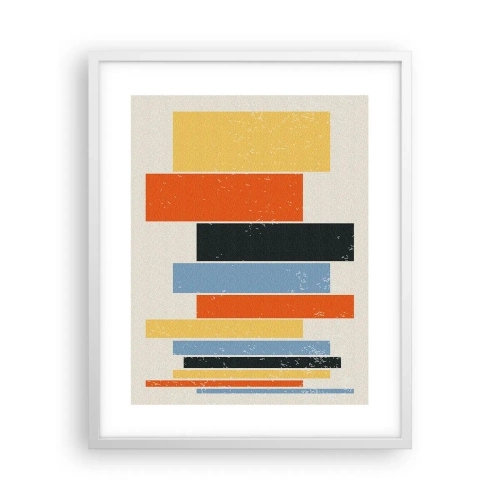 Poster in einem weißen Rahmen - Musiknotation - 40x50 cm