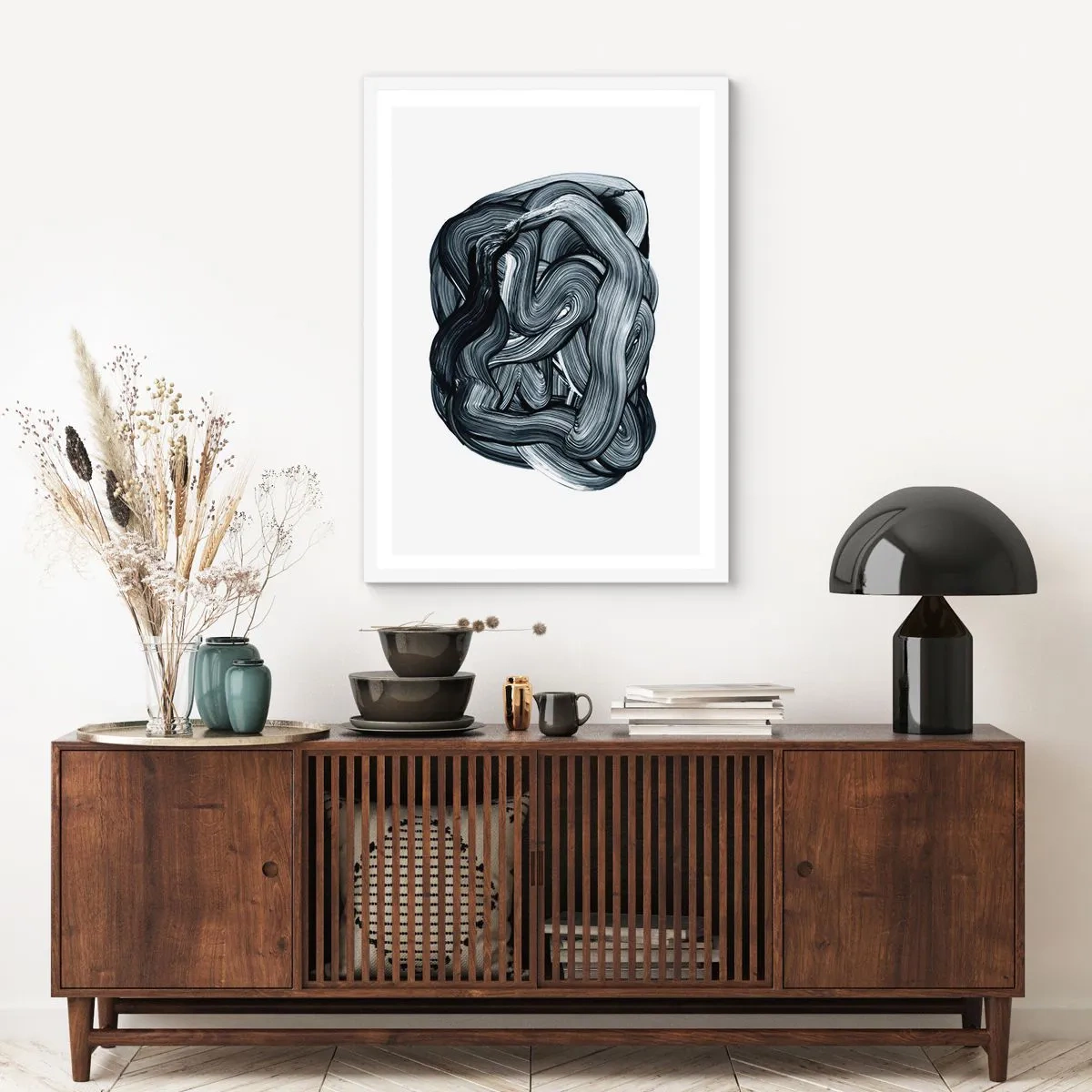 Poster in einem weißen Rahmen - Es ist nicht so einfach - 70x100 cm