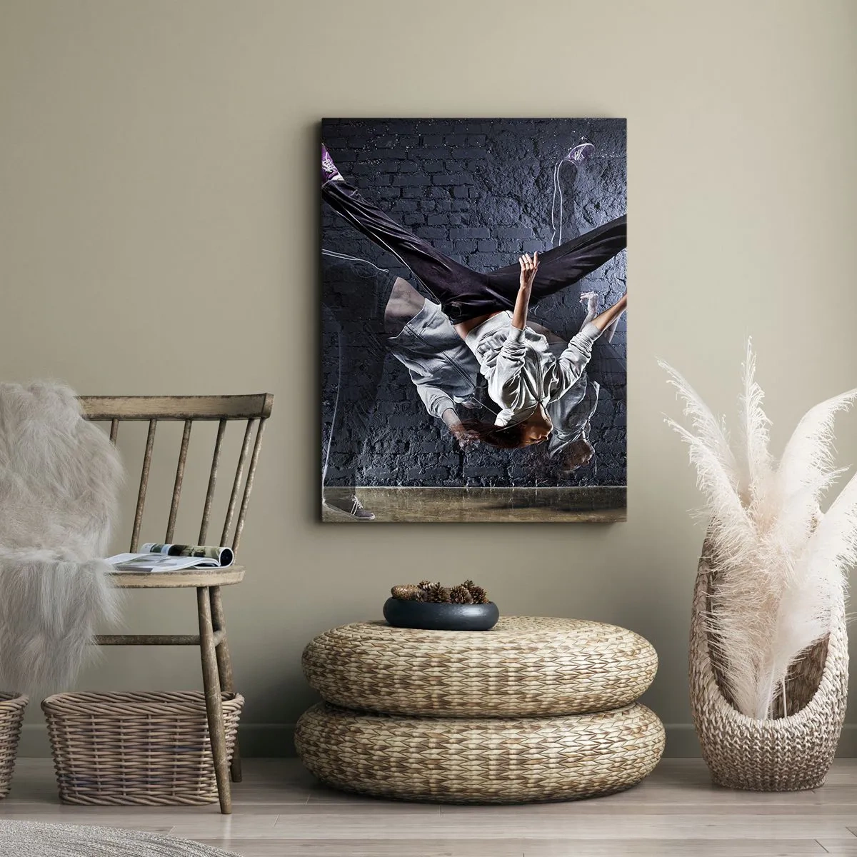 Bild auf Leinwand - Leinwandbild - Straßenstar - 45x80 cm