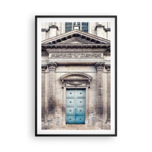 Poster in einem schwarzem Rahmen - Tor zur Welt des Geistes - 61x91 cm