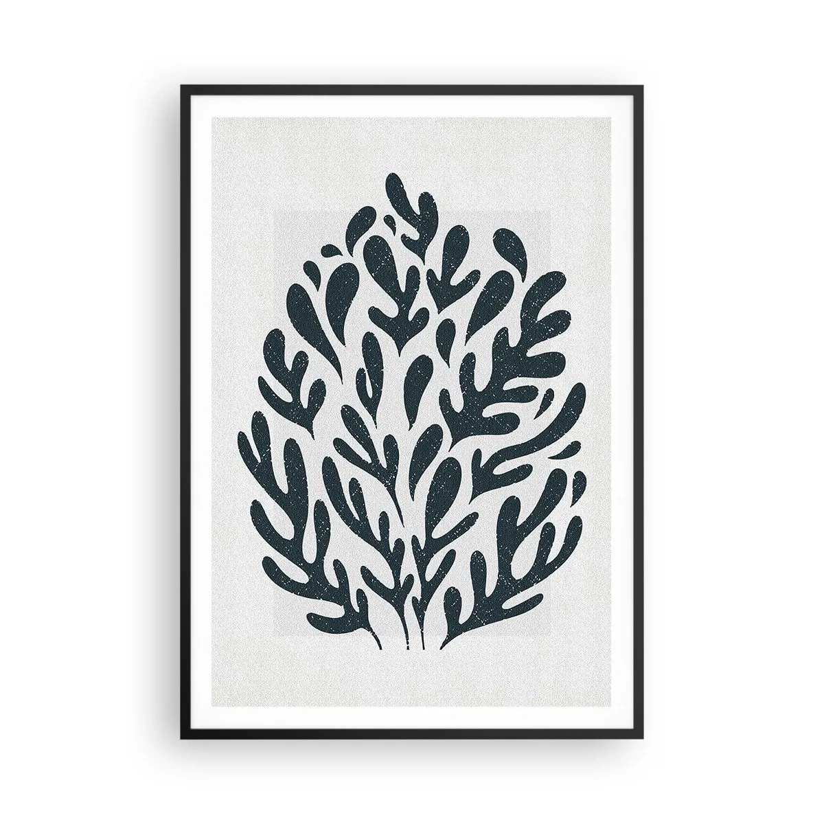 Poster in einem schwarzem Rahmen - Formen der Natur - 70x100 cm