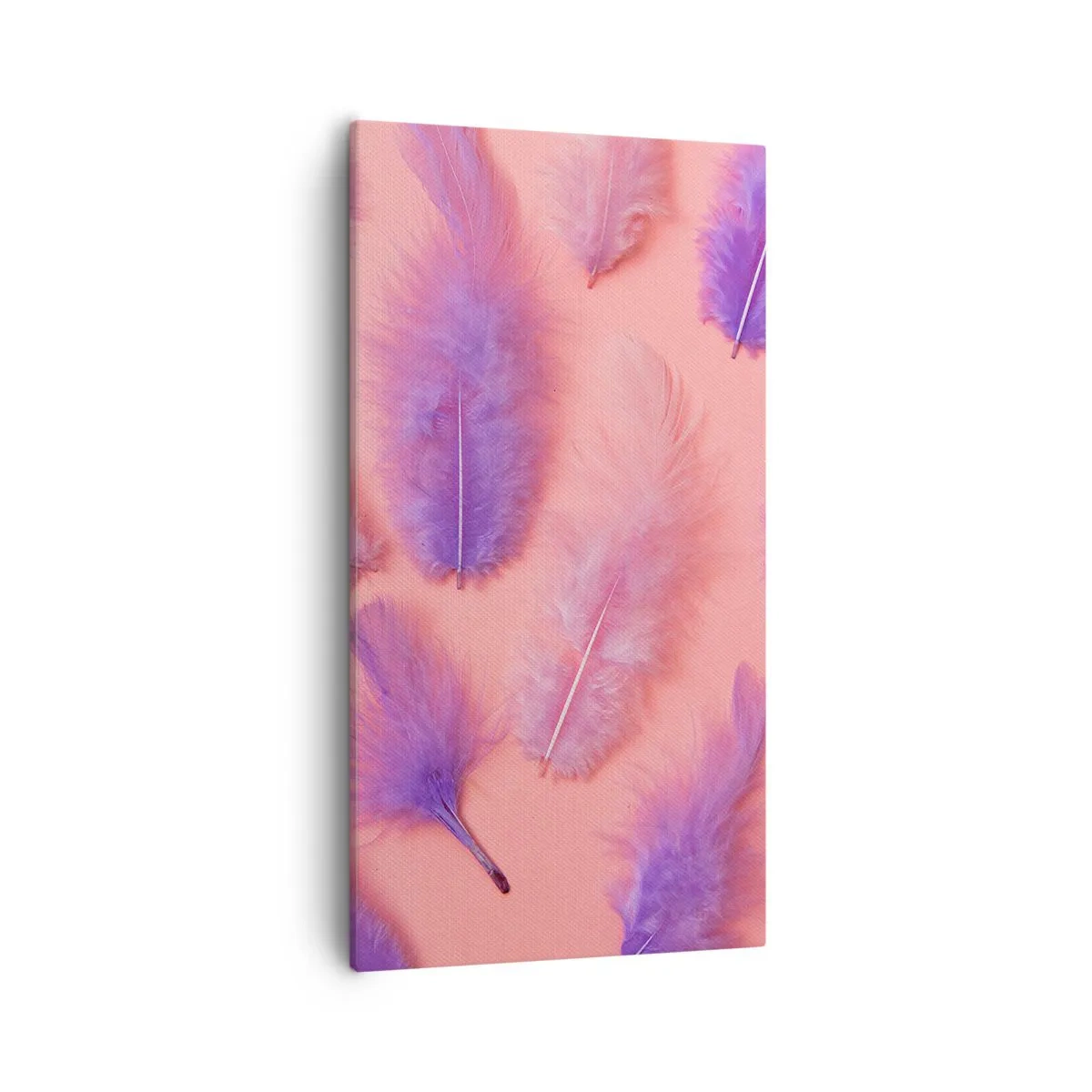 Bild auf Leinwand - Leinwandbild - Lila Vogel der Begierde - 55x100 cm