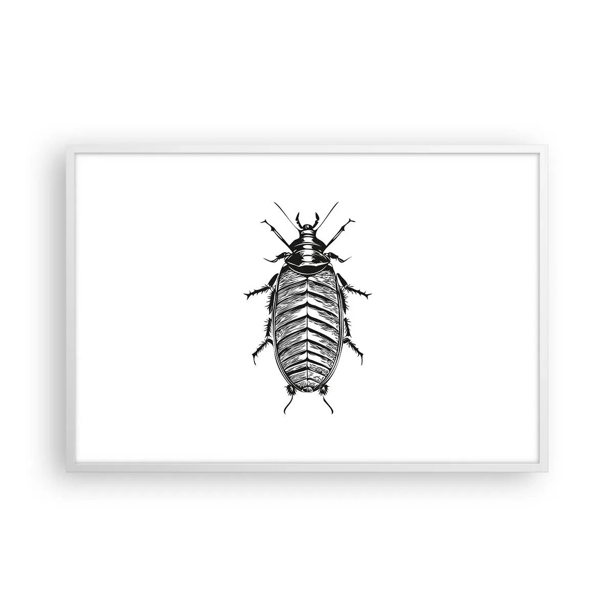 Poster in einem weißen Rahmen - Was für ein Exemplar! - 91x61 cm