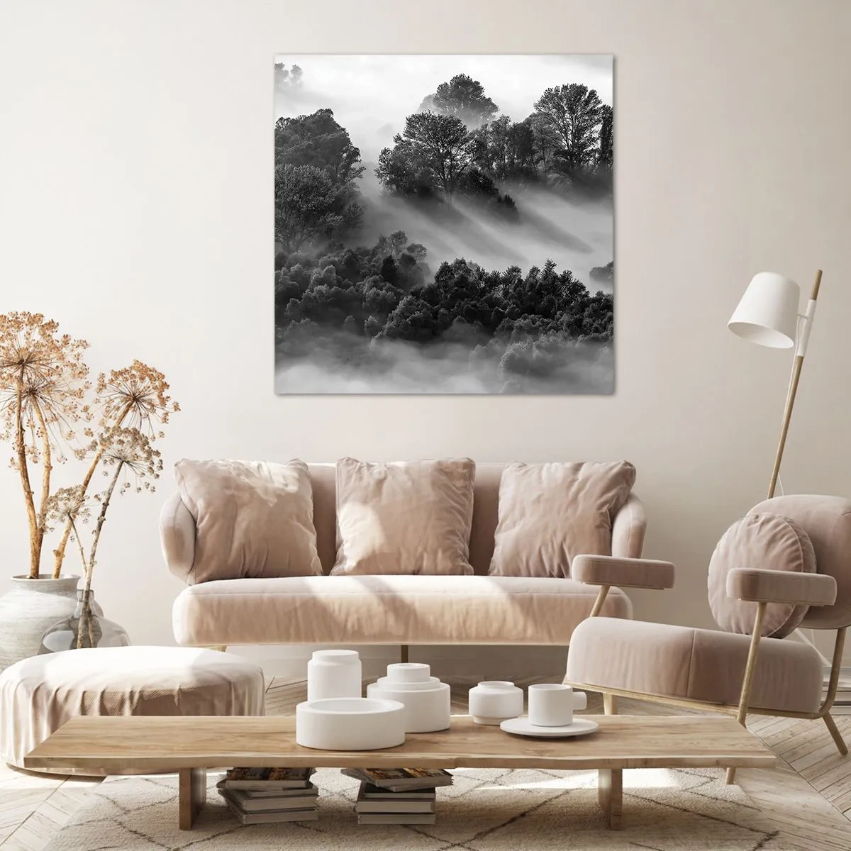 Bild auf Leinwand - Leinwandbild - Aufstehend aus dem Schlaf - 50x50 cm