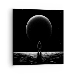 Bild auf Leinwand - Leinwandbild - Angesicht zu Angesicht - 70x70 cm