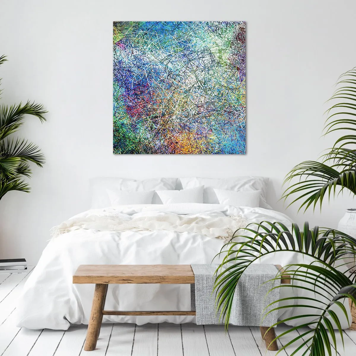 Bild auf Leinwand - Leinwandbild - Es ist nicht so einfach - 60x60 cm