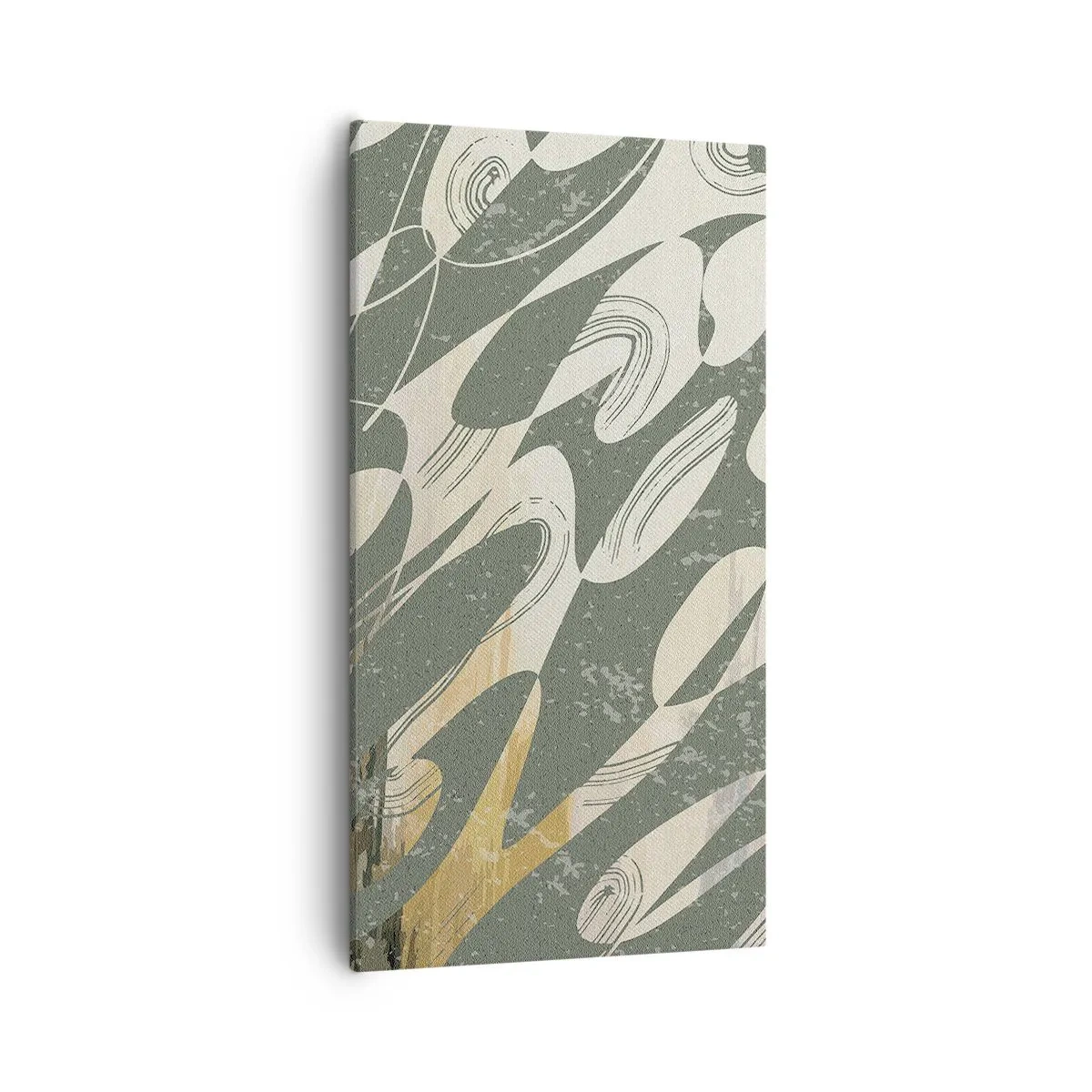 Bild auf Leinwand - Leinwandbild - Rhythmische Abstraktion - 55x100 cm