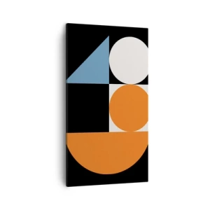 Bild auf Leinwand - Leinwandbild - Bebilderte Anordnung - 45x80 cm