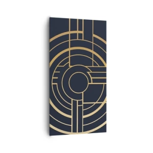 Bild auf Leinwand - Leinwandbild - Wendungen der Dinge - 65x120 cm