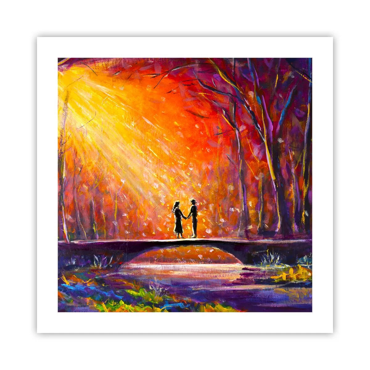 Poster - Der Himmel liebt sie auch - 50x50 cm