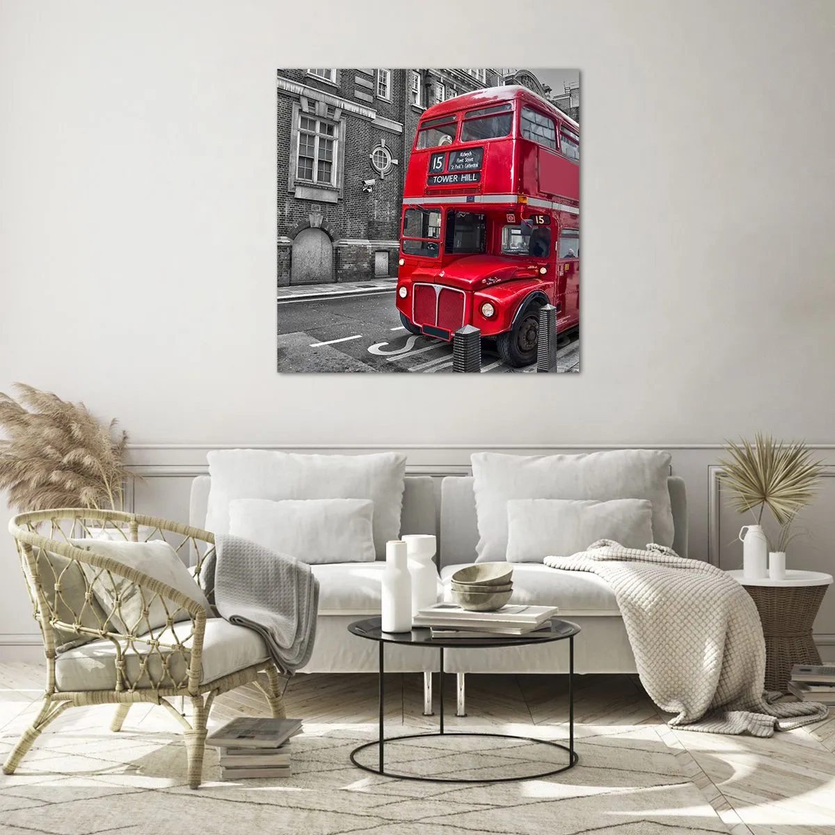 Glasbild - Bild auf glas - Immer gleich - 40x40 cm