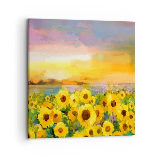 Bild auf Leinwand - Leinwandbild - Die Sonne selbst ist auf die Erde herabgestiegen - 70x70 cm