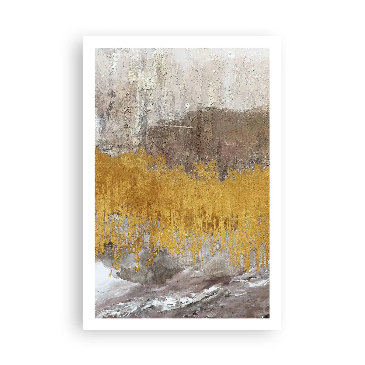 Poster - Goldene Explosion - 61x91 cm