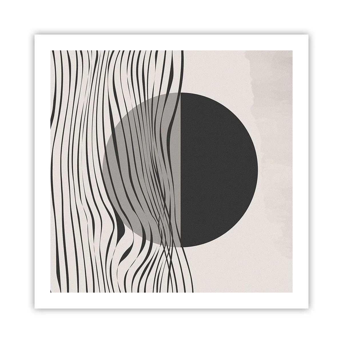 Poster - Halbe Komposition - 60x60 cm