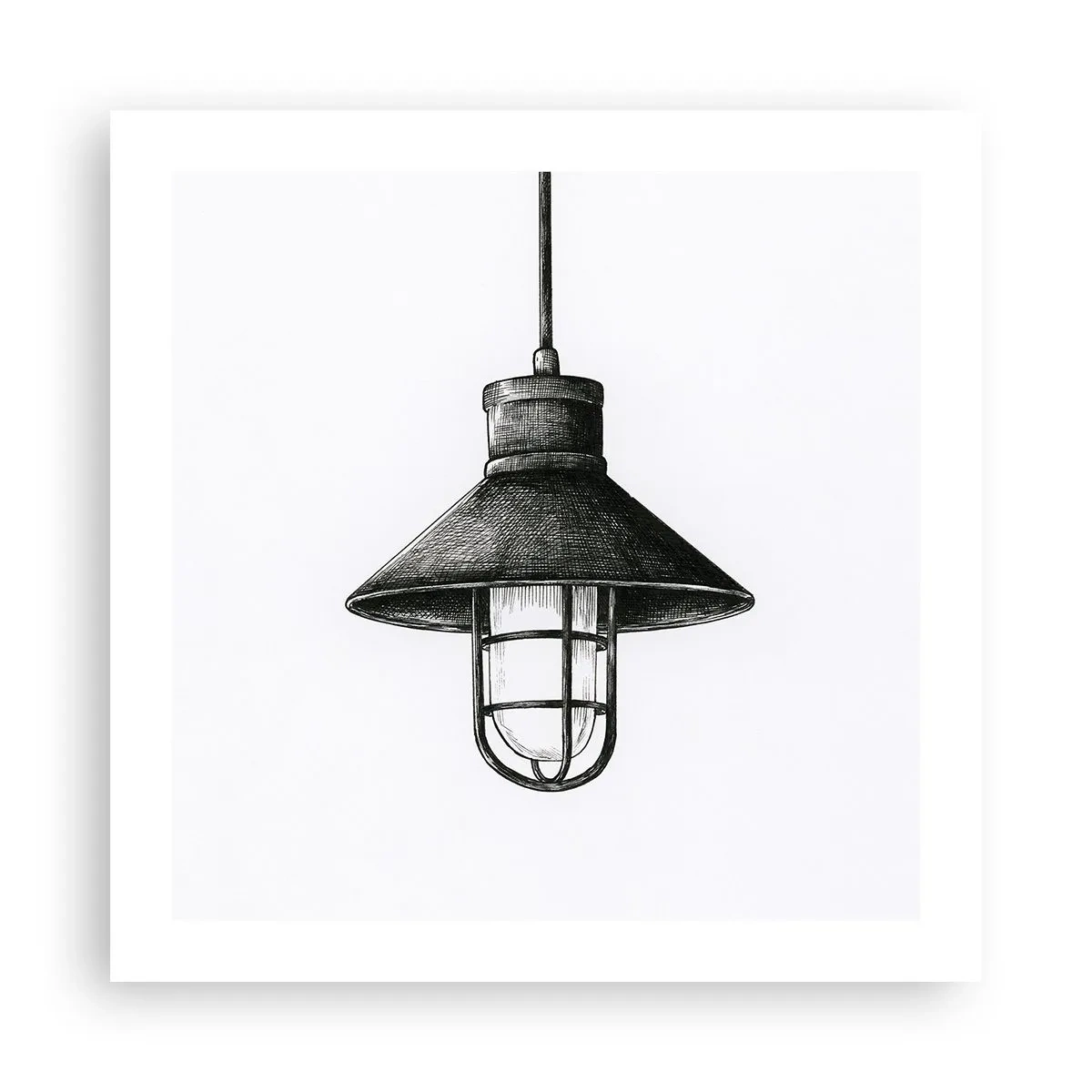 Poster - Wie vor Jahren… - 50x50 cm