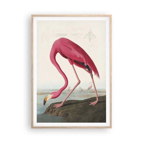Poster in einem Rahmen aus heller Eiche - Erstaunliche Kreation - 70x100 cm