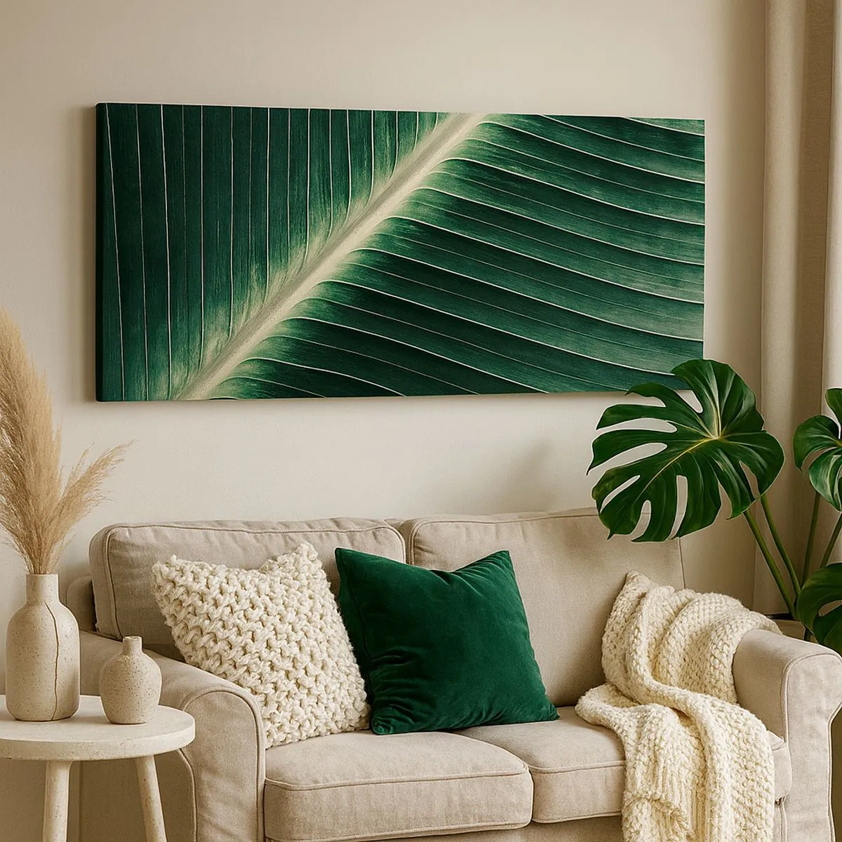 Bild auf Leinwand - Leinwandbild - Rhythmus der Natur - 100x40 cm