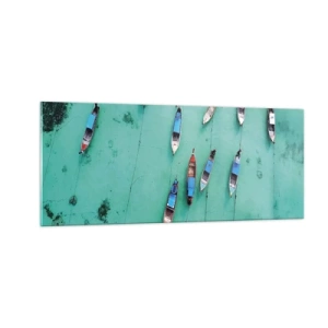 Glasbild - Bild auf glas - In freudiger Erwartung - 100x40 cm