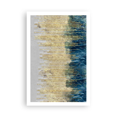 Poster - Vergoldete Grenze - 61x91 cm