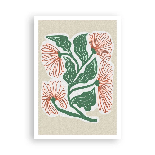 Poster - Im Folkstil und modern - 70x100 cm