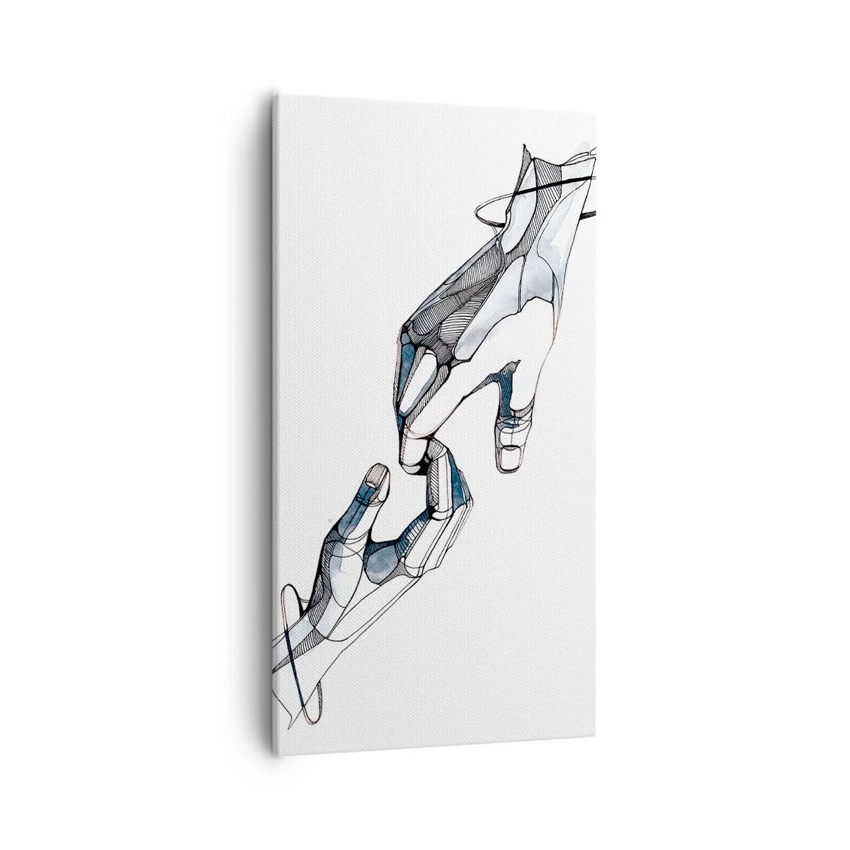 Bild auf Leinwand - Leinwandbild - Eine gute Geste - 55x100 cm