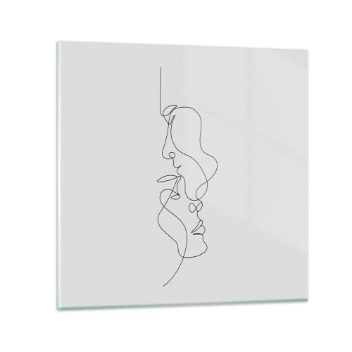 Glasbild - Bild auf glas - Die Hitze bitterer Begierden - 40x40 cm