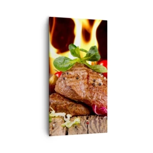 Bild auf Leinwand - Leinwandbild - Von Hitze gezaubert - 55x100 cm