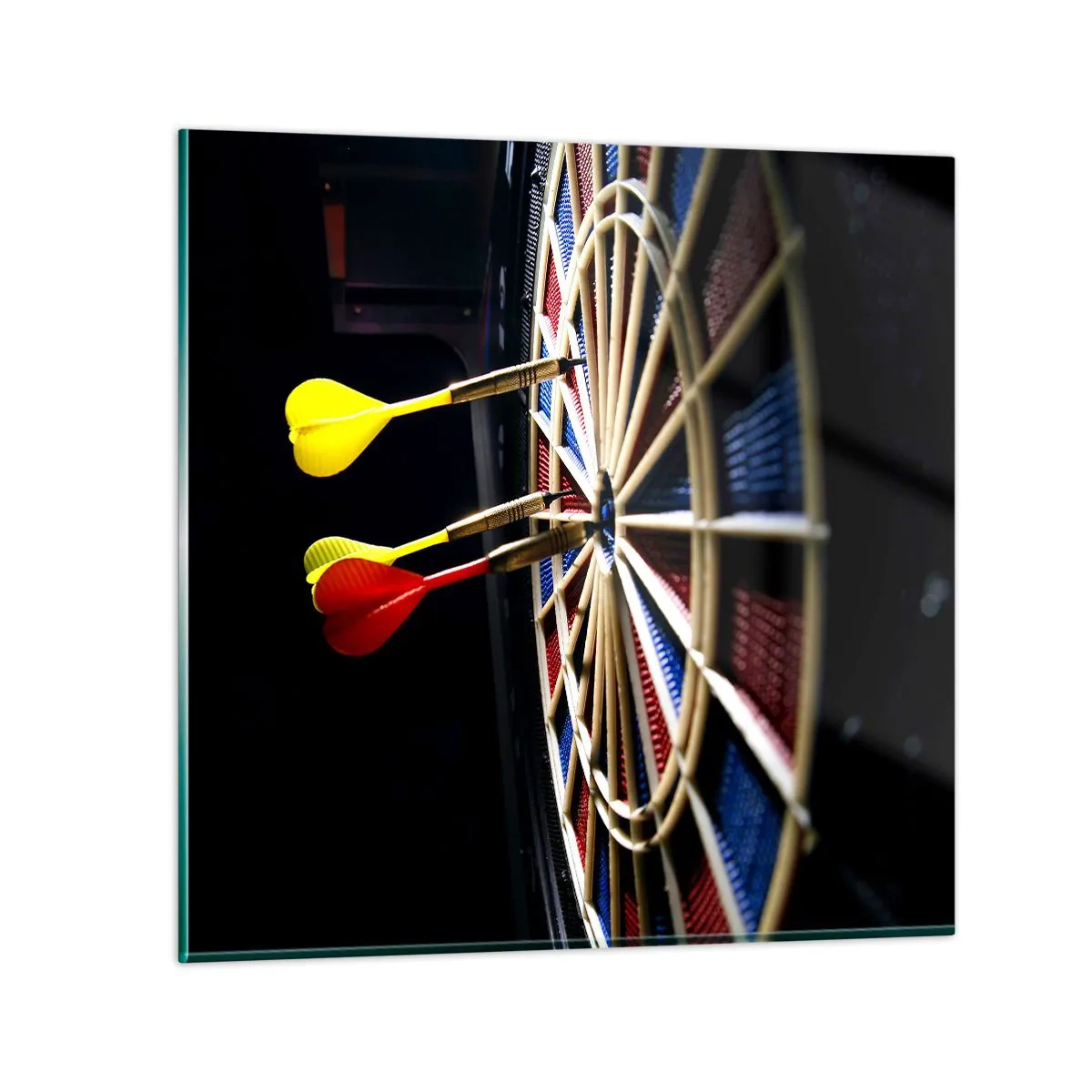 Glasbild - Bild auf glas - Auf den Punkt gebracht - 40x40 cm