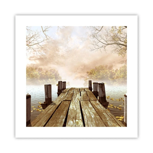 Poster - Die milde Traurigkeit des Herbstes - 40x40 cm