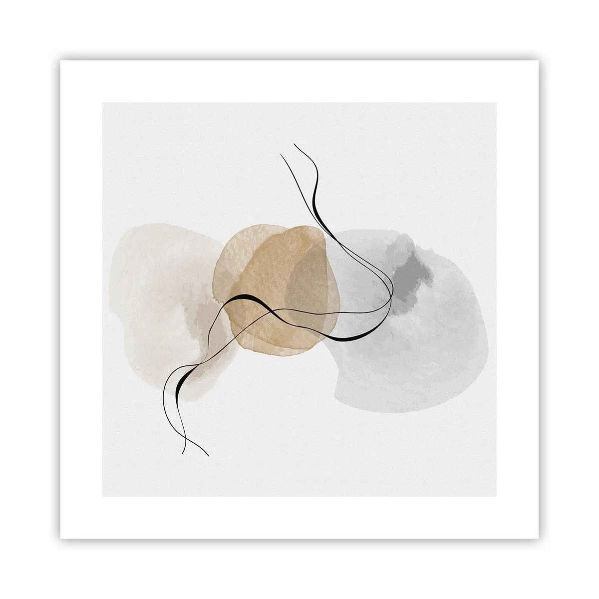 Poster - Luftperlen - 40x40 cm