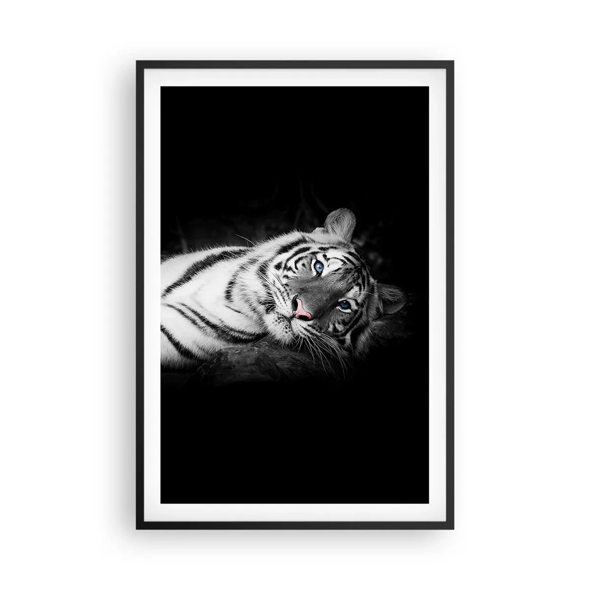 Poster in einem schwarzem Rahmen - Wildnis und Frieden - 61x91 cm