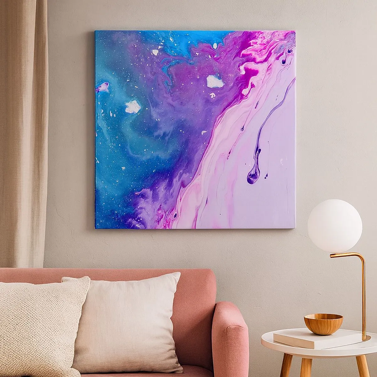 Bild auf Leinwand - Leinwandbild - Yin und Yang - 30x30 cm