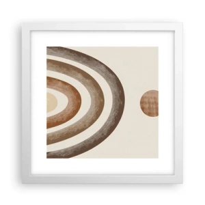 Poster in einem weißen Rahmen - In einer weit entfernten Galaxie - 30x30 cm