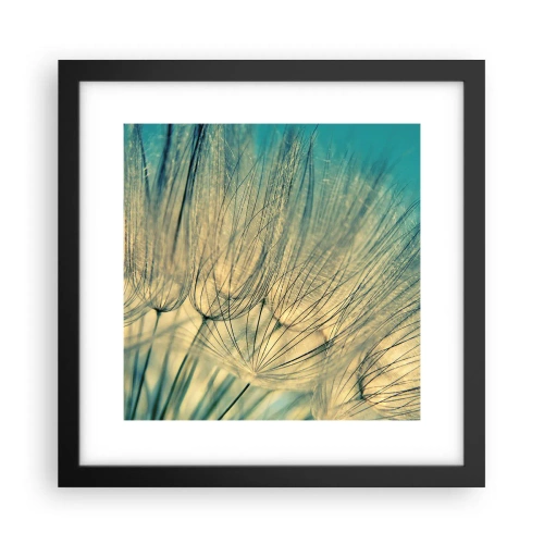 Poster in einem schwarzem Rahmen - In Erwartung des Windes - 30x30 cm