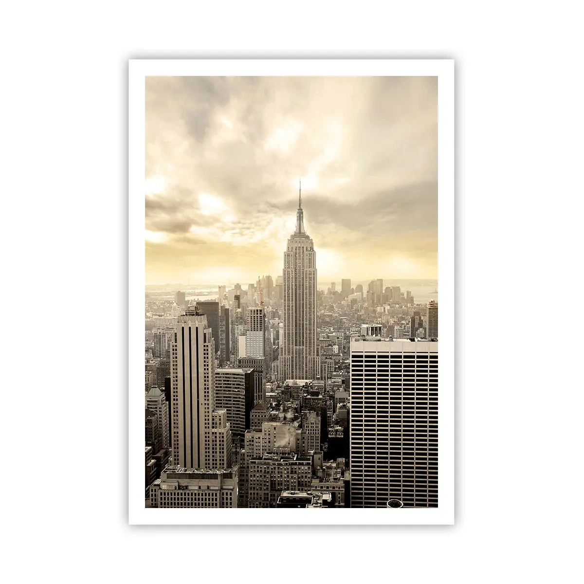 Poster - New York aus Grau - 70x100 cm