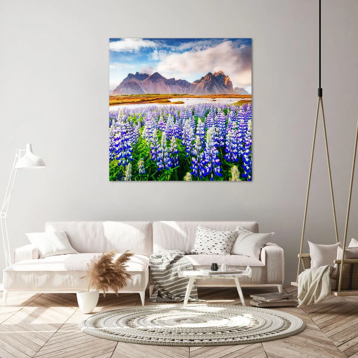 Bild auf Leinwand - Leinwandbild - Kraft und Strenge neben Sanftmut - 40x40 cm