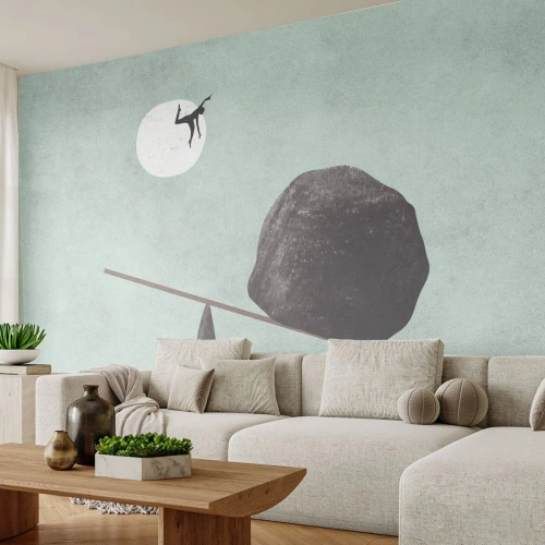 Selbstklebende Fototapete Deluxe Sticker - Erfüllte Träume - Abstraktion, Stück, Mann - 350x256 cm